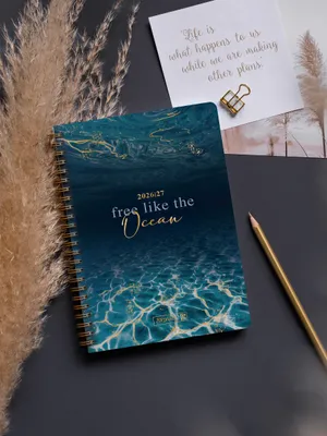 Produktbild von Schülerkalender Style 2026/2027 "Ocean" | A5, Kunststoff