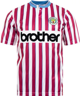 Produktbild von Trikot Manchester City Herren Mcfc Fw 1998 Auswärts T-Shirt Burgund Mix