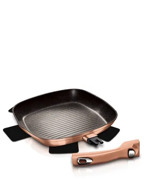 Obrázok produktu pre Grilovacia panvica 28cm BERLINGER HAUS ROSE GOLD BH-1950