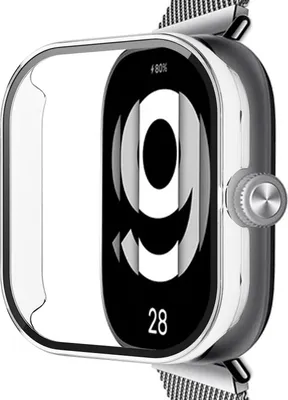 Produktbild von Pro Xiaomi Redmi Watch 4 Plastové pouzdro na hodinky + průhledné ochranné sklo 3D H9