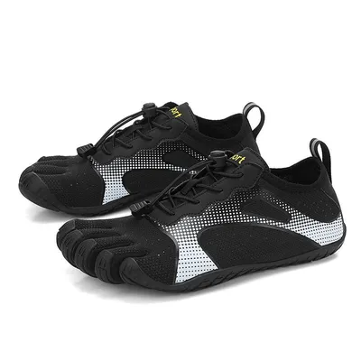 Produktbild von Barfußschuhe mit fünf Zehen für Fitness, Yoga und Pilates(Schwarz)43