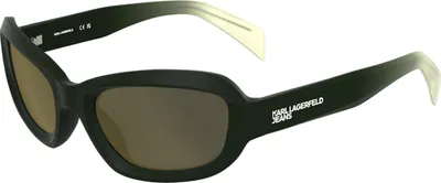 Image de KARL LAGERFELD KLJ6200S 305 KAKI/CHAMPAGNE 57/21/140 Lunettes de soleil unies