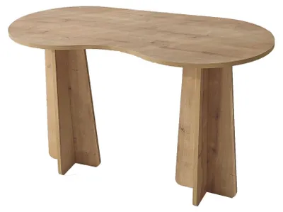 Image de bureau en bois "infini" 120 x 60 x 75 cm - Chêne saphir