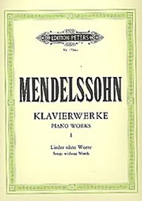 Immagine prodotto di Klavierwerke, Band 1: Lieder ohne Worte