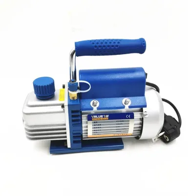 Obrázek produktu pro Vakuová pumpa FY-1H-N - 150 W - Pro systémy vytápění, ventilace a klimatizace (HVAC) - Pro chladiva R134a a R410a - Digitální manometr - Pro klimatizační systémy v automobilech