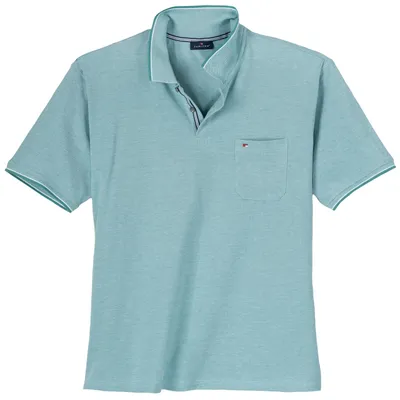 Produktbild von Jupiter Übergrößen Poloshirt salbeigrün melange
