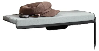 Immagine prodotto di Scarpiera, design compatto, ripiani regolabili, nera