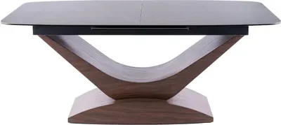 Zdjęcie produktu dla Stół rozkładany DOLCE CERAMIC 180(240)x95 szary marmur/orzech