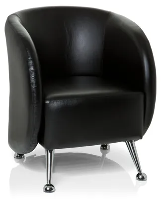 Produktbild von hjh OFFICE Polstersessel ST. LUCIA Kunstleder Sessel Relaxsessel gepolstert