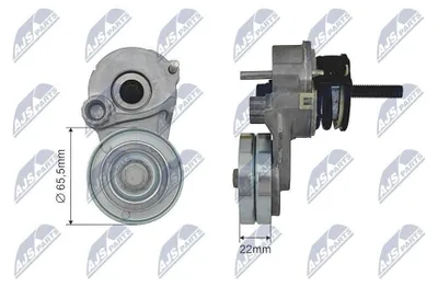 Produktbild von NTY RNK-PL-027 Spannrolle Keilrippenriemen 63mm für OPEL Corsa D Schrägheck (S07) ZAFIRA B (A05) INSIGNIA Caravan Mokka / Mokka X (J13) Meriva A