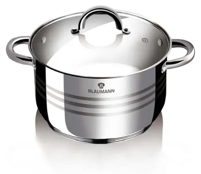 Produktbild von Edelstahltopf mit Deckel 22 cm Gourmet Line