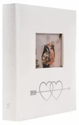 Image de Album photo 10x15 50 photos mariage 2Cœurs 1 argent