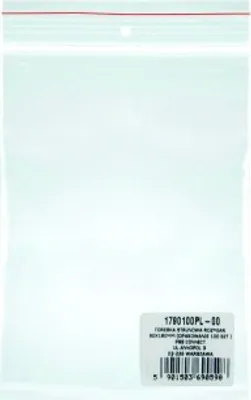 Produktbild von Torebki strunowe transparentne LDPE 8 x 18 cm 100 sztuk