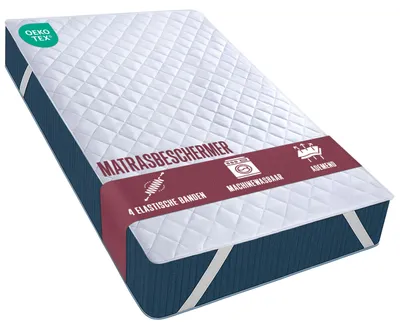 Matratzenschoner 140x200 cm, gewatteert, mit elastischen Ecken