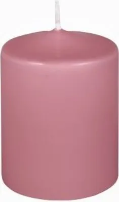Produktbild von Premium Stumpenkerzen Staubrosa 80 x 60 mm, 1 Stück