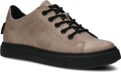 Produktbild von NAGABA Sneaker Damen Halbschuhe Echtleder Sportschuhe Schnürschuhe Beige, 36
