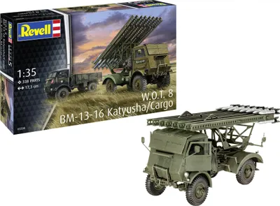 Produktbild von Revell W.O.T. 8 BM-13-16 Katyusha/Cargo 1:35