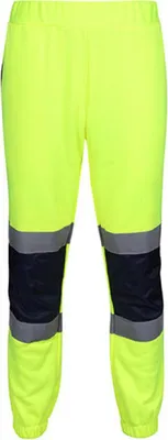 Immagine prodotto di Pro Hi Vis Joggers - Pantaloni da jogging di sicurezza - Colore: giallo/marino - Taglia: XXL