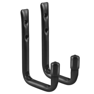 Produktbild von 2er Set Maclean Wandhalter, für Reifen, Räder, Leiter, Fahrrad, Stahl, max. Belastung 22kg/Bügel, MC-489