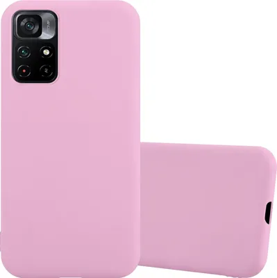 Produktbild von Cadorabo Hülle für Xiaomi POCO M4 PRO 5G Schutzhülle in Rosa Handyhülle TPU Silikon Etui Case Cover