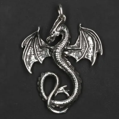 Produktbild von Drachensilber Drache Schmuck Anhänger Sterlingsilber