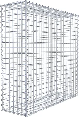 Produktbild von Gabione 100 cm x 100 cm x 30 cm (L x H x T), Maschenweite 5 cm x 5 cm, Spirale