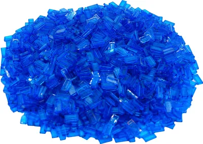 Immagine prodotto di LEGO® 1x2 Piastrelle blu trasparente - 3069b NUOVO! Quantità 250x
