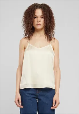 Immagine prodotto di Urban Classics Donna Viscosa Satin Slip Top bianco - XL