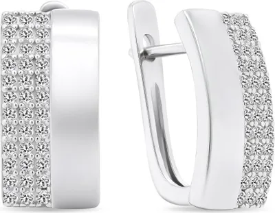 Immagine prodotto di Orecchini in argento con zirconi EA567W