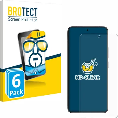 Produktbild von 6x Für Xiaomi Redmi K80 Schutzfolie BROTECT Displayschutz Display Schutz Folie Klar Transparent