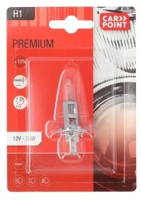Produktbild von Carpoint Premium Autolampe H1 12V 55W