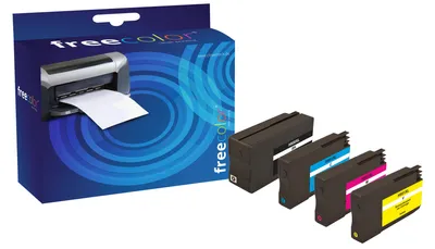 Obrázek produktu pro Freecolor HP43AE-INK4-FRC, 4 kusů, Balení více kusů