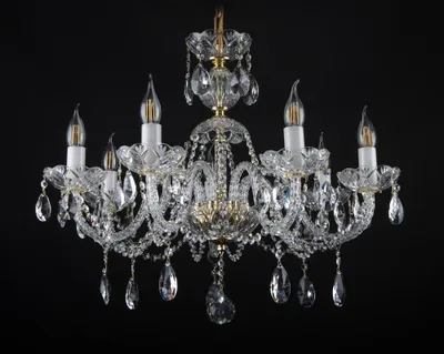 Zdjęcie produktu dla Żyrandol wiszący lampa kryształowa oświetlenie sufitowe żyrandol lampy Bohemia