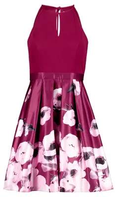 Produktbild von Vera Mont Damen 0137/4630 Kleid, Red/Pink, 36 EU