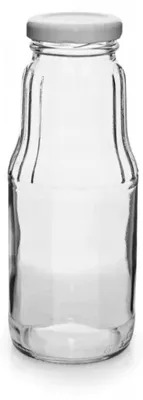Zdjęcie produktu dla Szklana butelka o pojemności 300 ml z zakrętką SOK