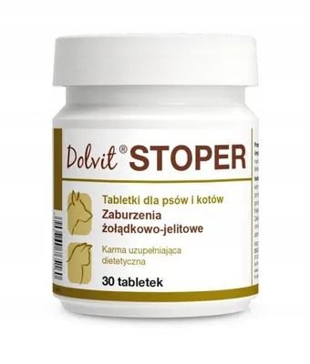 Obrázek produktu pro Dolfos Dolvit Stoper 30 tablet proti průjmu pro psa/kočku