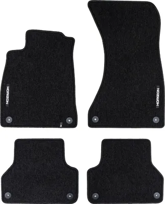 Image de Tapis de Sol de Voiture pour Audi A5 Sportback F5 2016-2024 Velours Noir 4Pcs