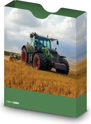 Produktbild von itenga Heftbox DIN A4 Hochformat aus PP Motiv Traktor