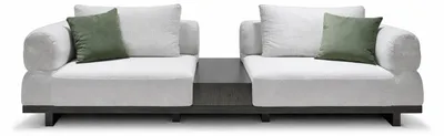 Zdjęcie produktu dla Wygodna 4-osobowa sofa Kolor: biały Nowoczesna sofa typu lounge