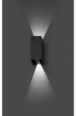 Produktbild von Faro 70634, Wandbeleuchtung für den Außenbereich, Dunkles Grau, Aluminium, IP54, I, 6 W