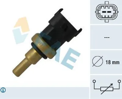 Produktbild von FAE Kühlmitteltemperatursensor 33495 für OPEL Corsa D Schrägheck (S07)