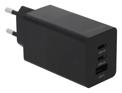 Zdjęcie produktu dla Ładowarka sieciowa 65W 2xUSB-C/USB-A -PD 3.0