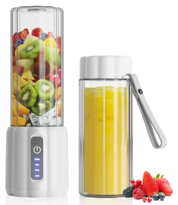 Tragbarer Smoothie-Maker, 500 ml, 22.000 U/min, USB-C, 6 Messer