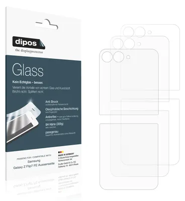 Produktbild von 1+1x dipos GlassAR Samsung Galaxy Z Flip7 FE Aussenseite