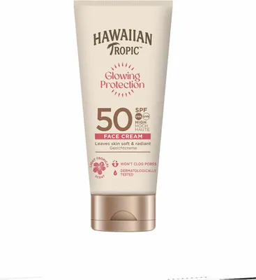 Zdjęcie produktu dla Hawaiian Tropic Glowing Protection Face Cream SPF50 50ml