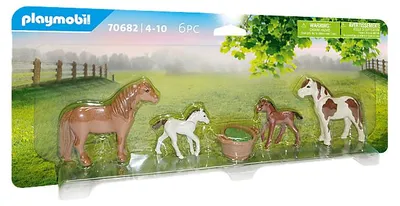 Immagine prodotto di PLAYMOBIL Pony di campagna con puledri 70682