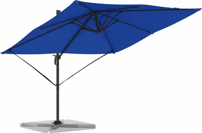 Immagine prodotto di vidaXL Ombrellone Roma Blu 286 x 284 x 265 cm Alluminio e poliestere