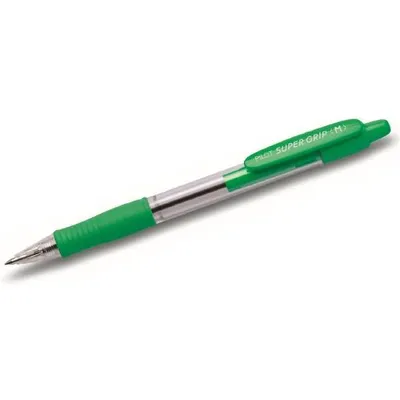 Produktbild von Pilot Super Grip Medium, Clip, Clip-on-Einziehkugelschreiber, Grün, 1 Stück(e), Medium