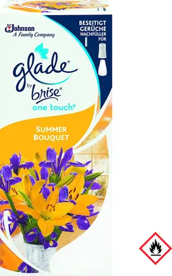 Immagine prodotto di Glade by Brise One Touch Ricarica Bouquet estivo 10ml confezione da 3 pezzi
