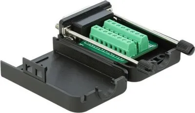 Image de DELOCK D-Sub15 Buchse zu Terminalblock mit Gehäuse